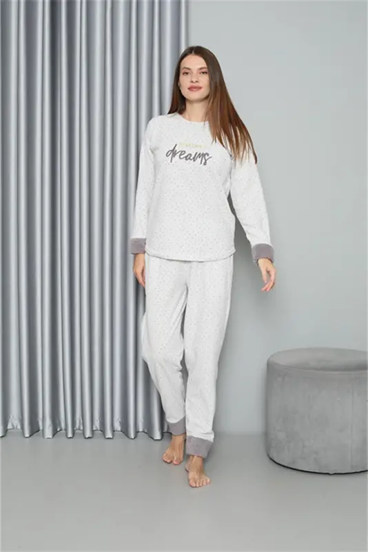 Akbeniz Welsoft Polar Women's Pajamas Set 8515 - 4