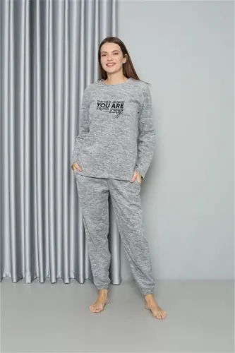 Akbeniz Welsoft Polar Women's Pajamas Set 8518 - 6