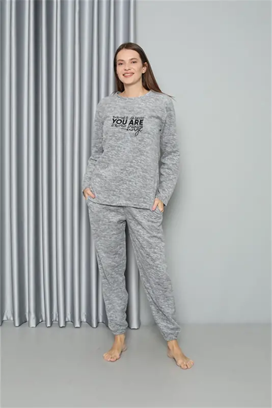 Akbeniz Welsoft Polar Women's Pajamas Set 8518 - 6