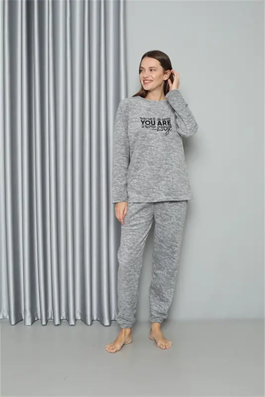 Akbeniz Welsoft Polar Women's Pajamas Set 8518 - 7