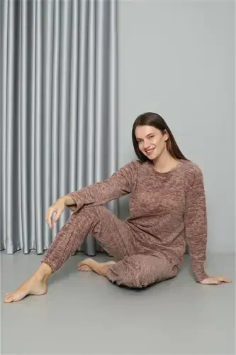Akbeniz Welsoft Polar Women's Pajamas Set 8519 - 6