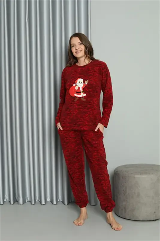 Akbeniz Welsoft Women's Fleece Sweetheart Couple Pajamas Set 50125 Price is for One Set - AKBENIZ