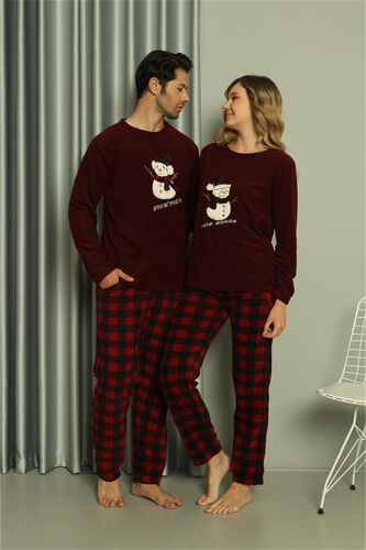 Akbeniz Welsoft Women's Polar Lovers Combine Pyjama Set 50120 Single Set Price - 7