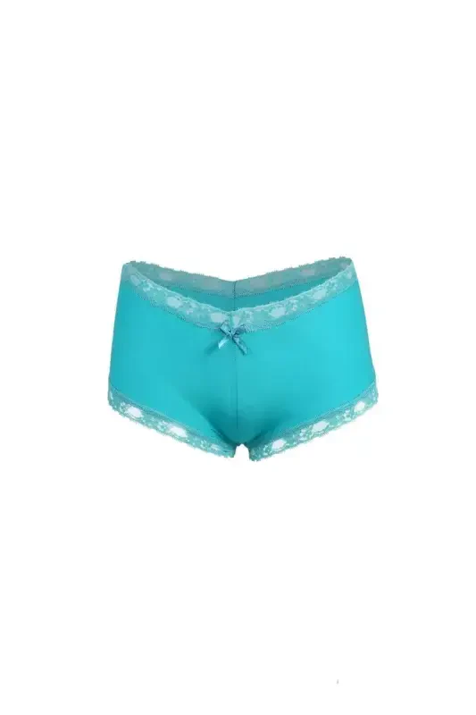 Akbeniz Women's Cotton 2-Piece Boxer Turquoise 40265 - 2