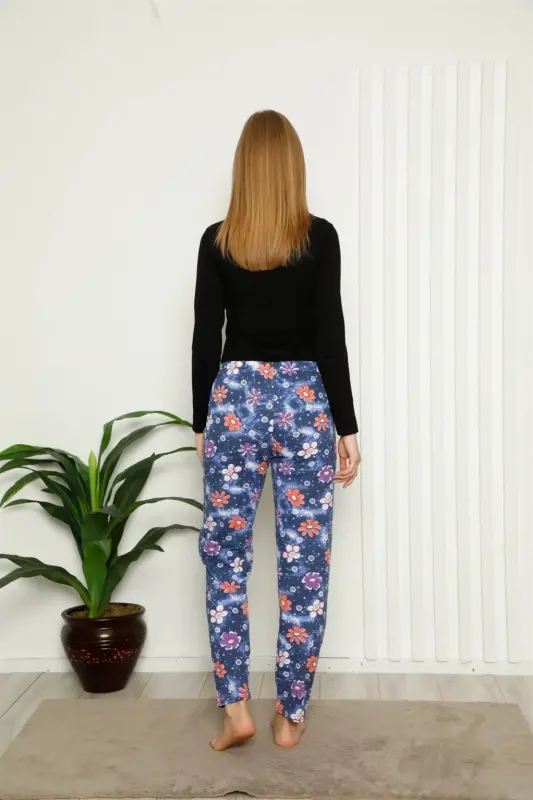 Akbeniz Women's Cotton Bottom Pajamas 27391 - 6