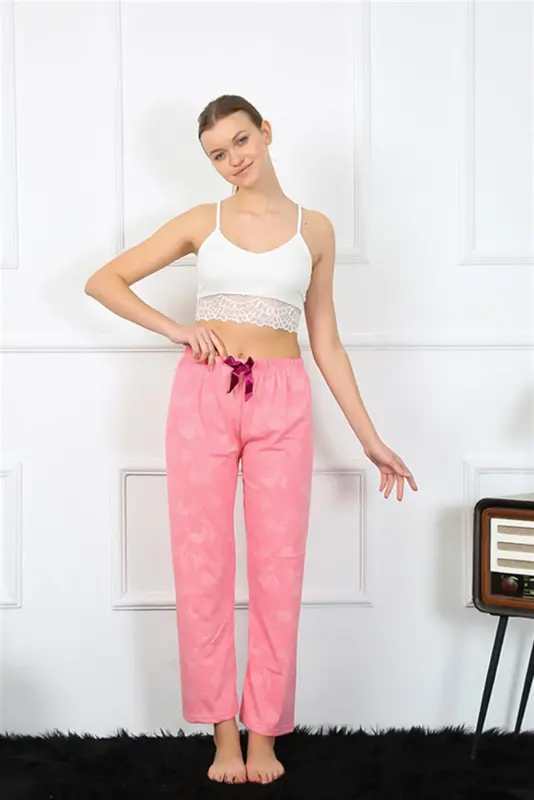 Akbeniz Women's Cotton Bottom Pajamas 27462 - 1