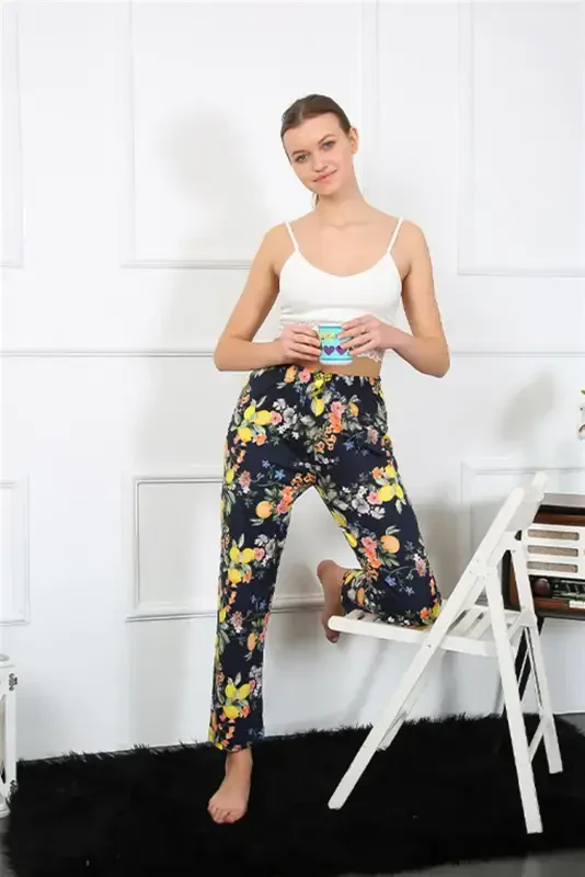 Akbeniz Women's Cotton Bottom Pajamas 27463 - 5