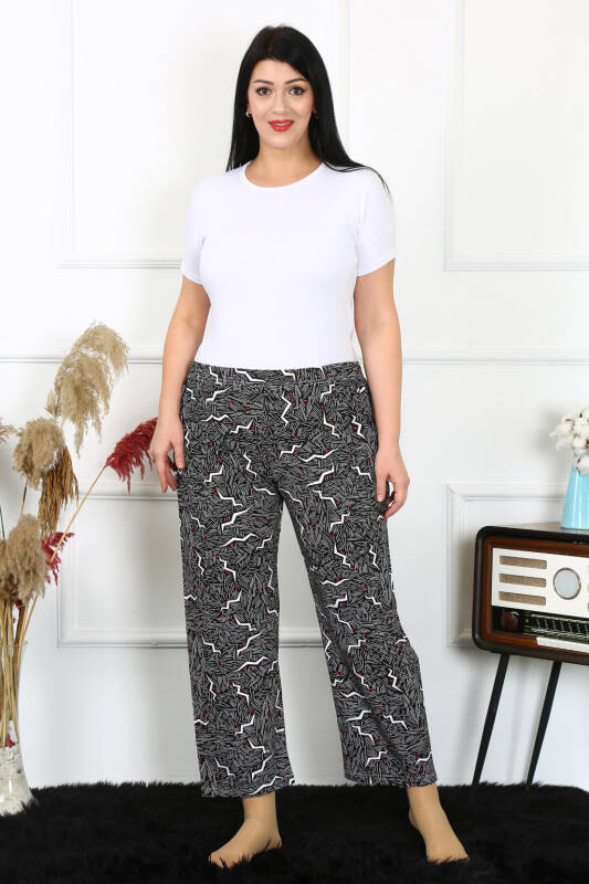 Akbeniz Women's Cotton Plus Size Bottoms Pajamas 27491 - 1