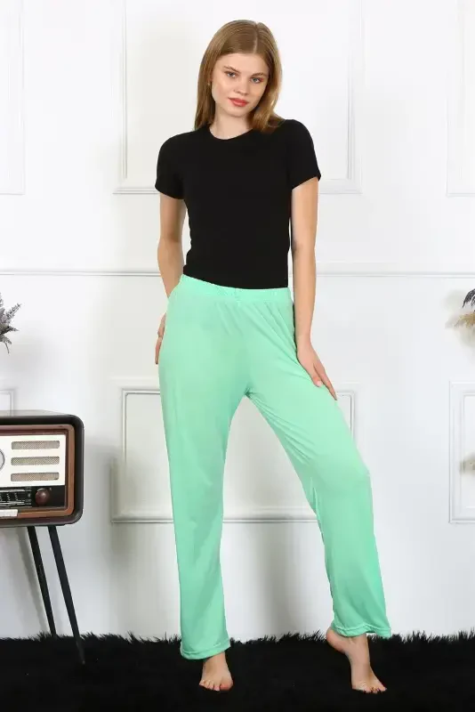 Akbeniz Women's Cotton Single Bottom Pajamas 27496 - 5