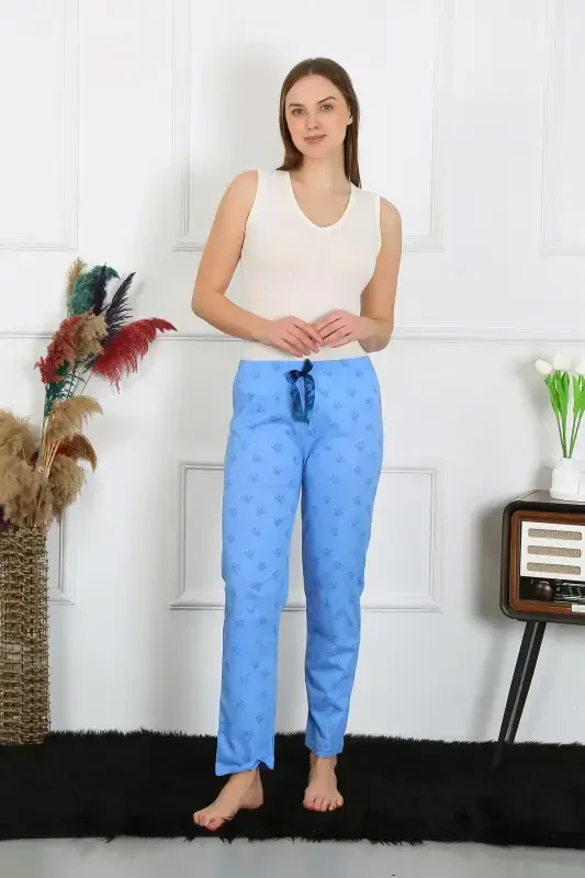 Akbeniz Women's Cotton Single Bottom Pajamas 27515 - 4