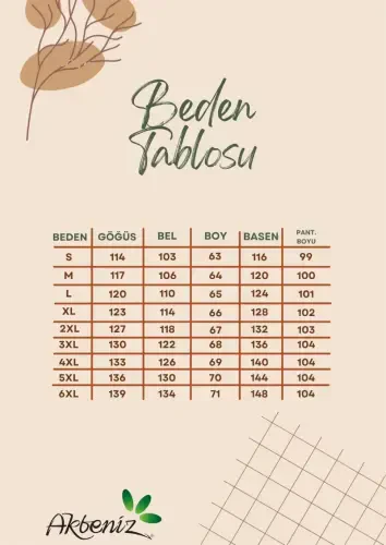 Akbeniz Women's Gray Aries Oversize 2 Yarn Tracksuit Loungewear Set - 6