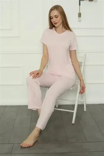 Akbeniz Women's Knitted Pajama Set 4157 - 3