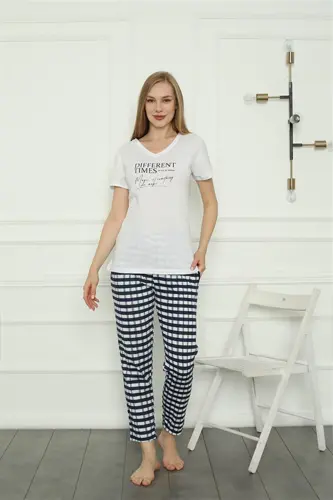 Akbeniz Women's Knitted Pajama Set 4160 - 3