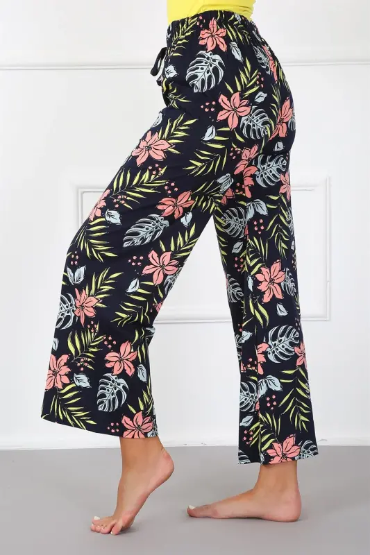 Akbeniz Women's Knitted Wide Leg Pants 210012 - 2