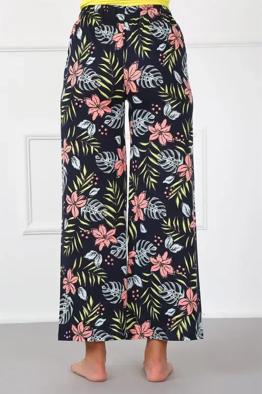 Akbeniz Women's Knitted Wide Leg Pants 210012 - 3