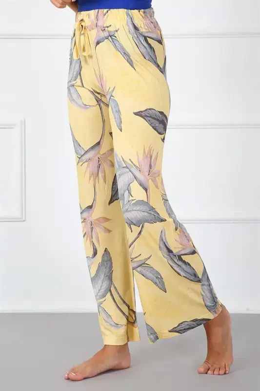 Akbeniz Women's Knitted Wide Leg Trousers 210019 - 2