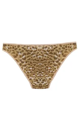 Akbeniz Women's Leopard Print 2-Piece Brief - 3