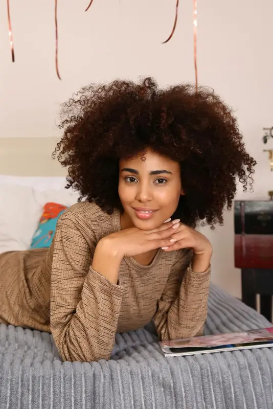 Akbeniz Women's Long Sleeve Knitted Pajama Set 4178 - 5