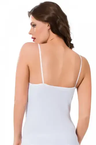 Akbeniz Women's Spaghetti Strap Tank Top 230 - 5