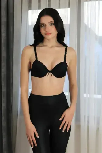 Akbeniz Women's Support Padded Bra 2011 Black - AKBENIZ (1)