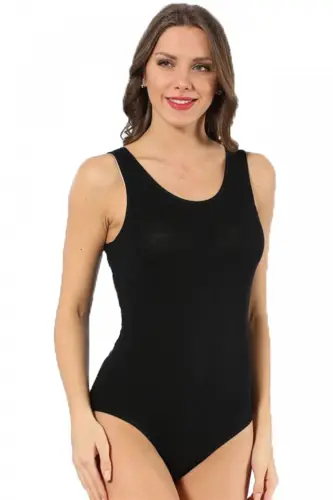 Akbeniz Women's Thick Strap Bodysuit 238 - 1