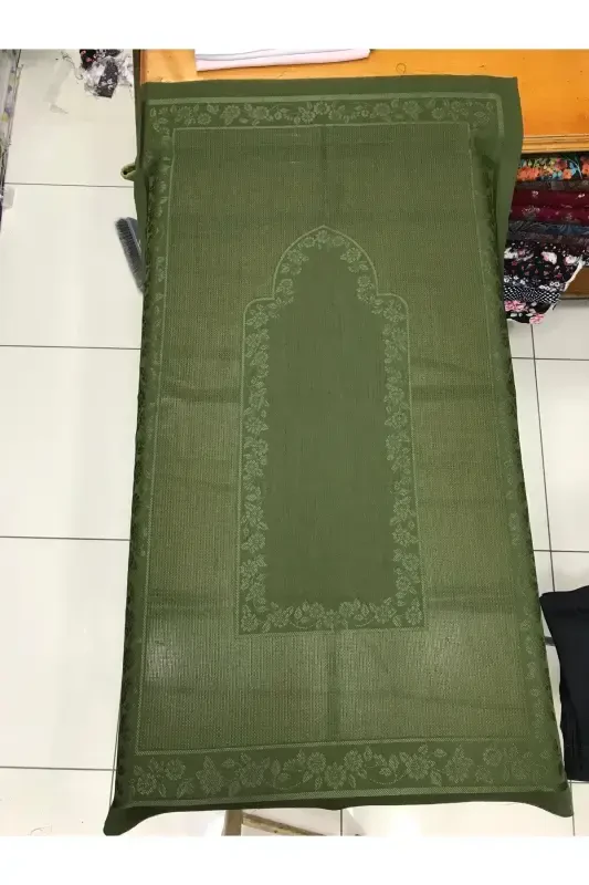 Akella Işlemelik Akıllı Seccade Nefti Yeşil-NEFTİ YEŞİL - PORTAKAL HOME