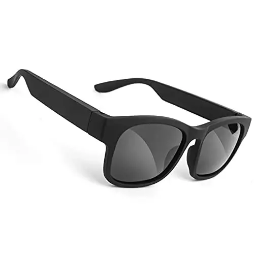 Smart Glasses Wireless Bluetooth Sunglasses Open Ear Music&Hands-Free Calling,for Men&Women,Polarized Lenses - GELETE