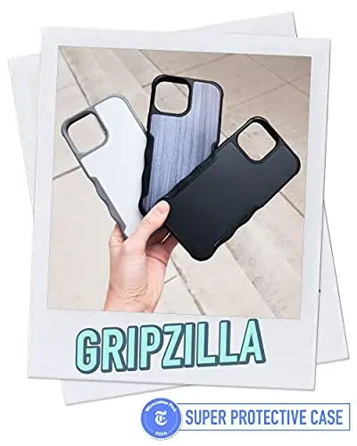 Smartish iPhone 12 Pro Max Armor Case - Gripzilla [Rugged + Protective] Slim Tough Grip Cover - Gray Area - SMARTISH (1)