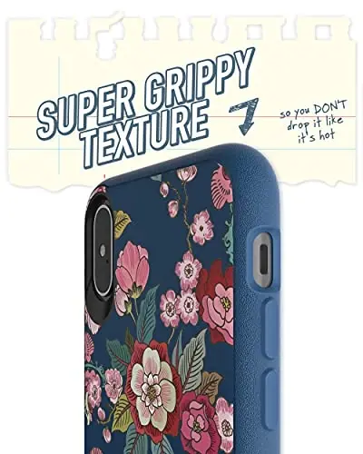 Smartish iPhone Xs/X Slim Case - Gripmunk [Lightweight + Protective] Thin Cover for Apple iPhone 10/10s (Silk) - Flavor of The Month - 3