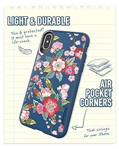 Smartish iPhone Xs/X Slim Case - Gripmunk [Lightweight + Protective] Thin Cover for Apple iPhone 10/10s (Silk) - Flavor of The Month - 4