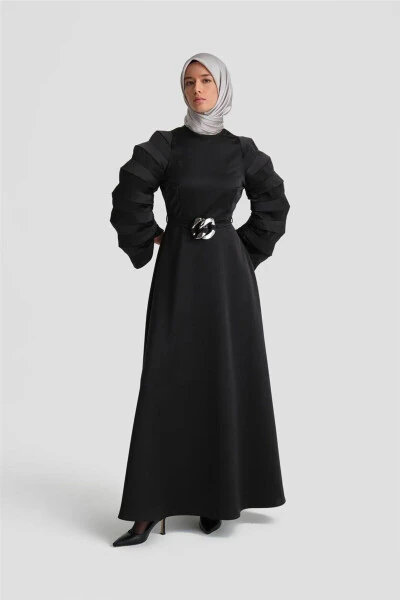 Akkordeon Yengli Chiroyli Ko'ylak 24k9900 Qora - ARMINE