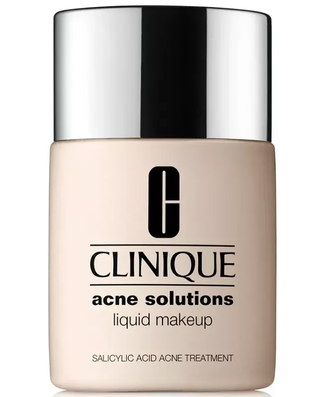 Acne Solutions Liquid Makeup Foundation, 1 oz.-Flax - 1