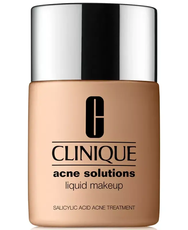 Acne Solutions Liquid Makeup Foundation, 1 oz.-Cream Chamois - CLINIQUE
