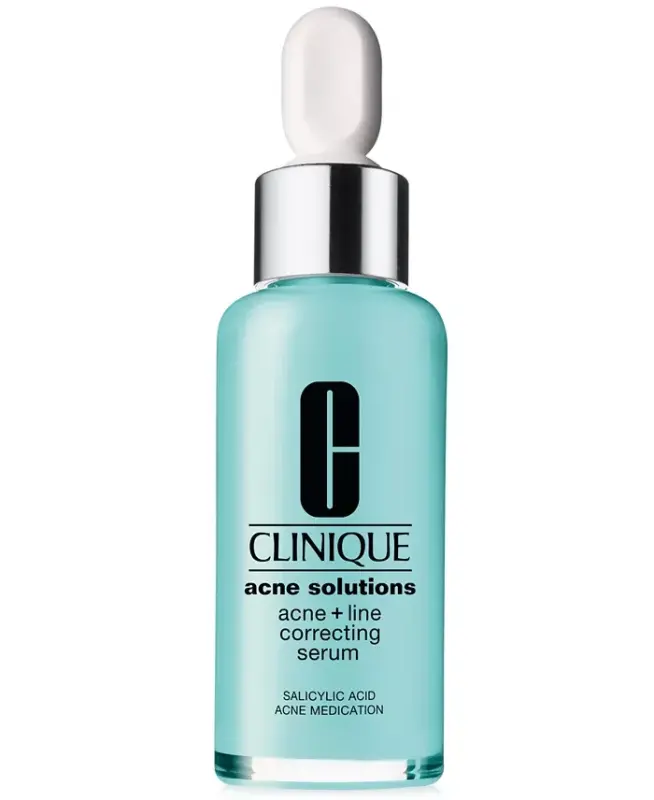 Acne Solutions Acne + Line Correcting Serum, 1 oz.-No Color - CLINIQUE