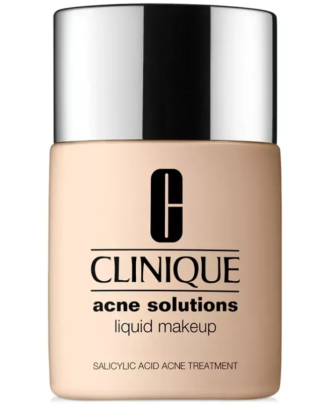 Acne Solutions Liquid Makeup Foundation, 1 oz.-Linen - 1