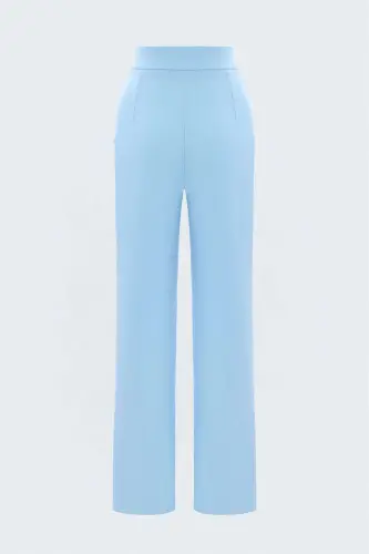 Aksesuar Detaylı Pantolon - Bebe Mavi - Bebe Mavi - 4