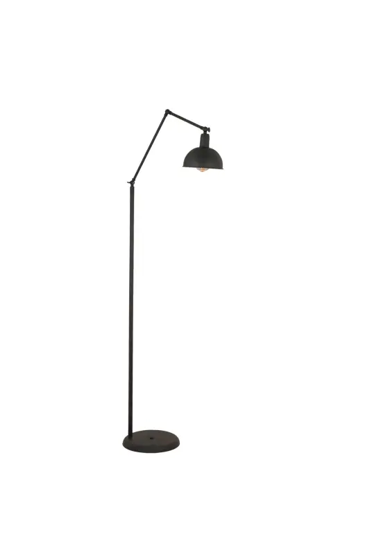 Aksu Black Decorative Design Modern Retro Metal Floor Lamp - 4