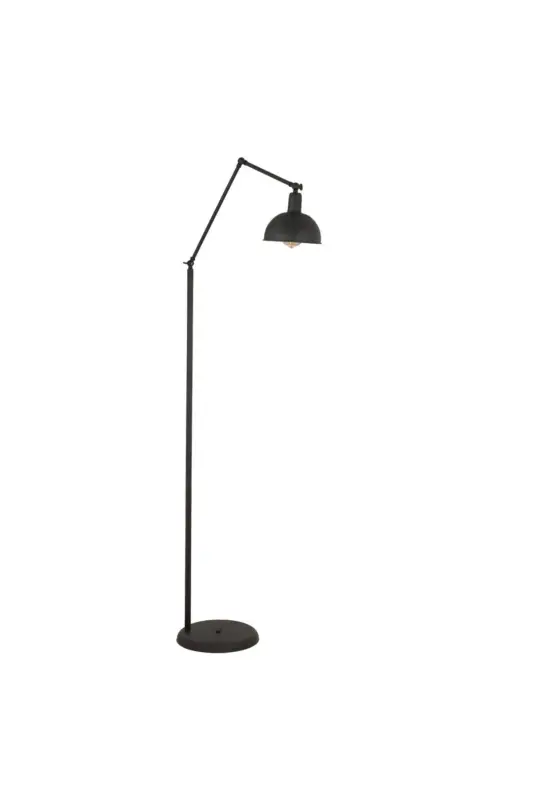 Aksu Black Decorative Design Modern Retro Metal Floor Lamp - 6