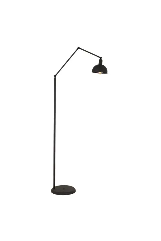 Aksu Black Decorative Design Modern Retro Metal Floor Lamp - 7