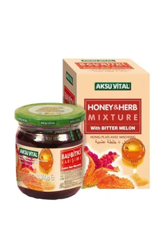 Aksuvital Honey Herb Mixture Pomegranate Paste 230 G - AKSU VITAL (1)