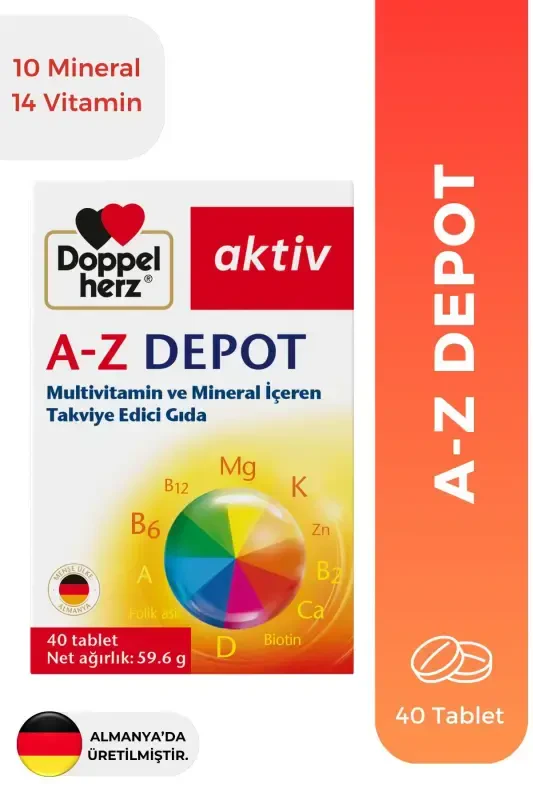 Aktiv A-z Depot Multivitamin 40 Tablet - Doppelherz