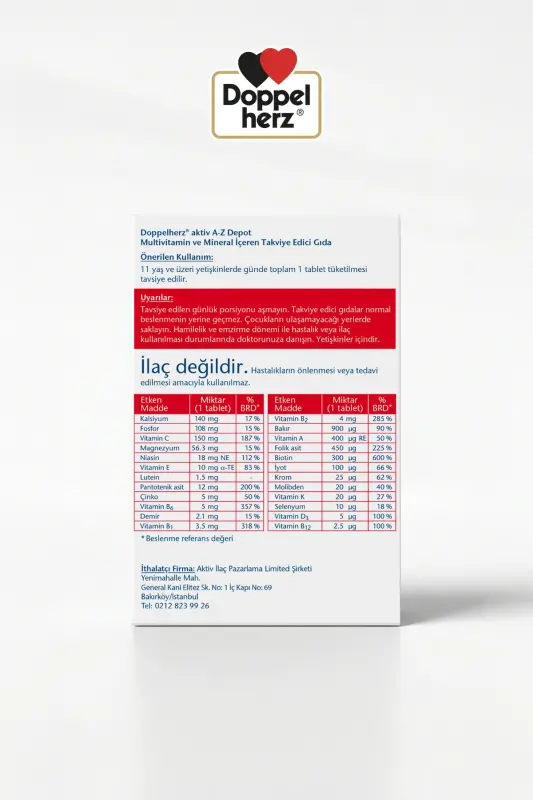 Aktiv A-z Depot Multivitamin 40 Tablets - 8