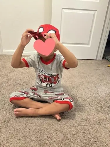 Akyzic Little Boy Short Pajamas Sets for Toddler Sleepwear Summer 2 Piece kids Pjs 2-7T - 4