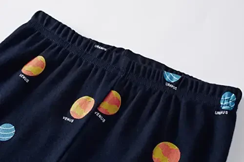 Akyzic Little Boy Short Pajamas Sets for Toddler Sleepwear Summer 2 Piece kids Pjs 2-7T - 6