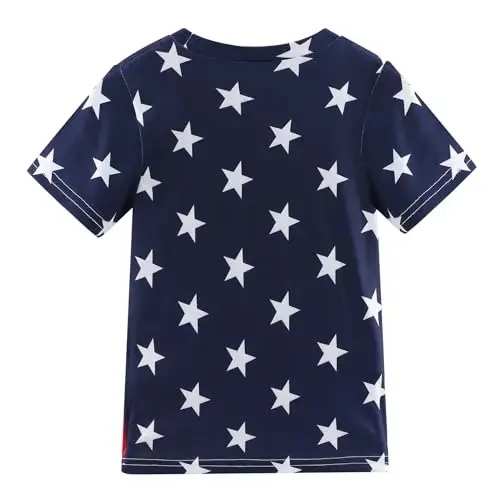 Akyzic Little Boy Short Pajamas Sets for Toddler Sleepwear Summer 2 Piece kids Pjs 2-7T - 5