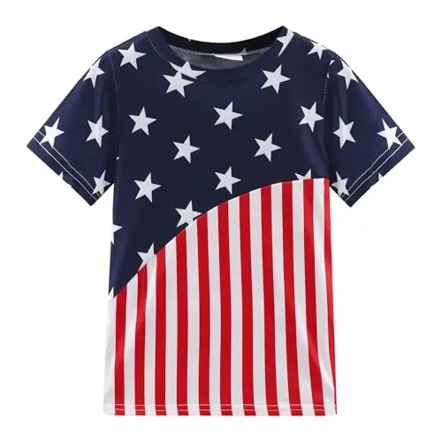 Akyzic Little Boy Short Pajamas Sets for Toddler Sleepwear Summer 2 Piece kids Pjs 2-7T - 4