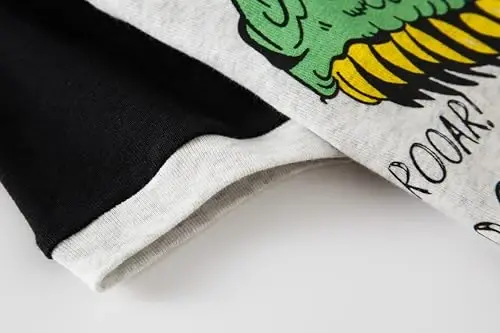 Akyzic Little Boy Short Pajamas Sets for Toddler Sleepwear Summer 2 Piece kids Pjs 2-7T - 5