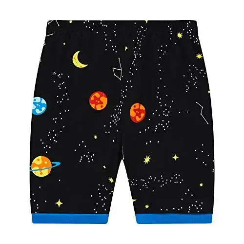 Akyzic Little Boy Short Pajamas Sets for Toddler Sleepwear Summer 2 Piece kids Pjs 2-7T - 3