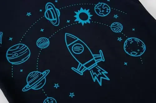 Akyzic Little Boy Short Pajamas Sets for Toddler Sleepwear Summer 2 Piece kids Pjs 2-7T - 5