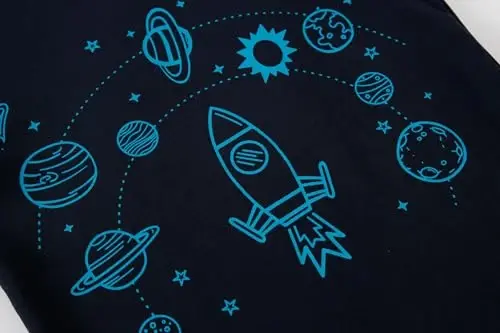 Akyzic Little Boy Short Pajamas Sets for Toddler Sleepwear Summer 2 Piece kids Pjs 2-7T - 5